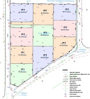 terrain a batir à la vente -   33340  LESPARRE MEDOC, surface 695 m2 vente terrain a batir - UBI445226000
